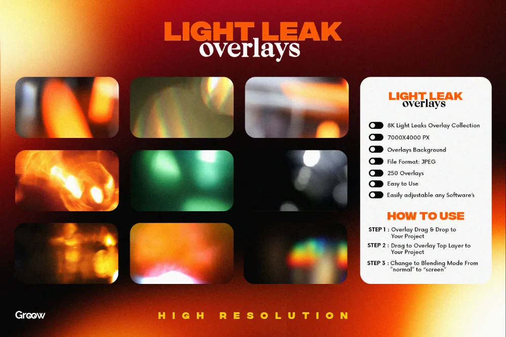 Light Leak Overlays