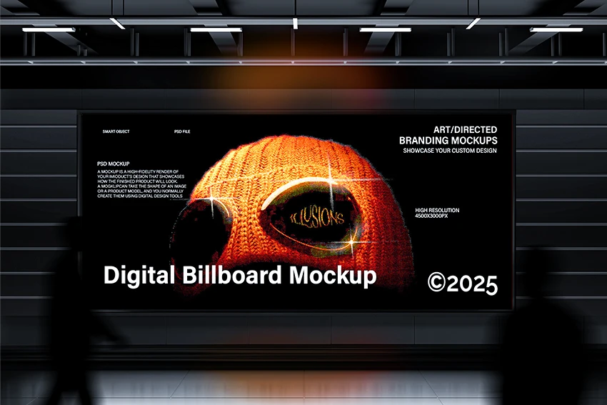Digital Billboard Mockup
