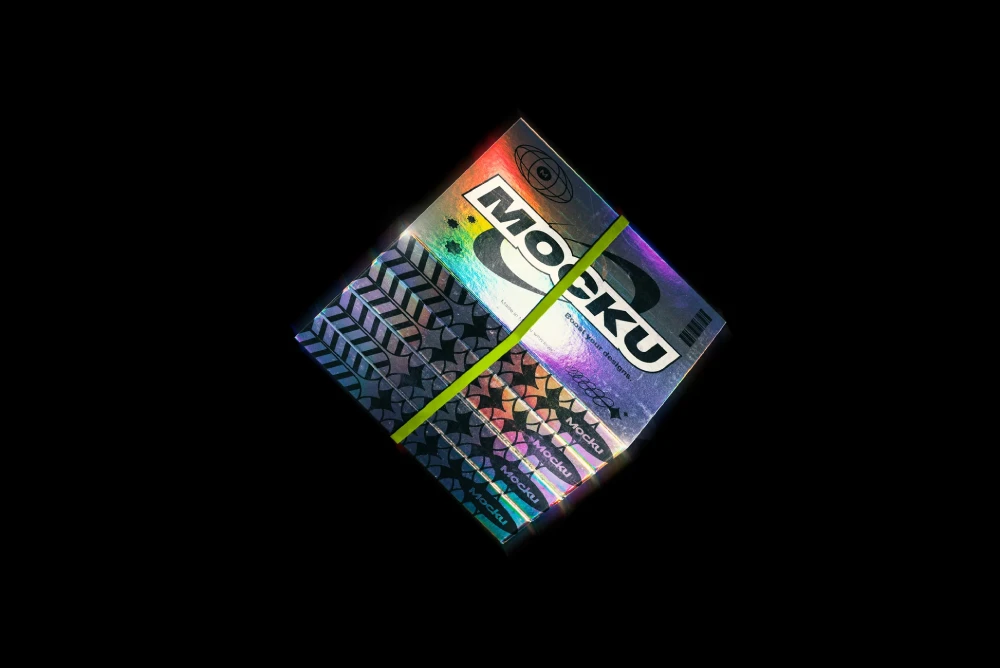 Holographic Box Mockups