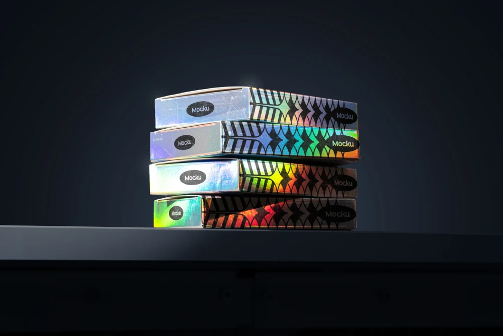 Holographic Box Mockups