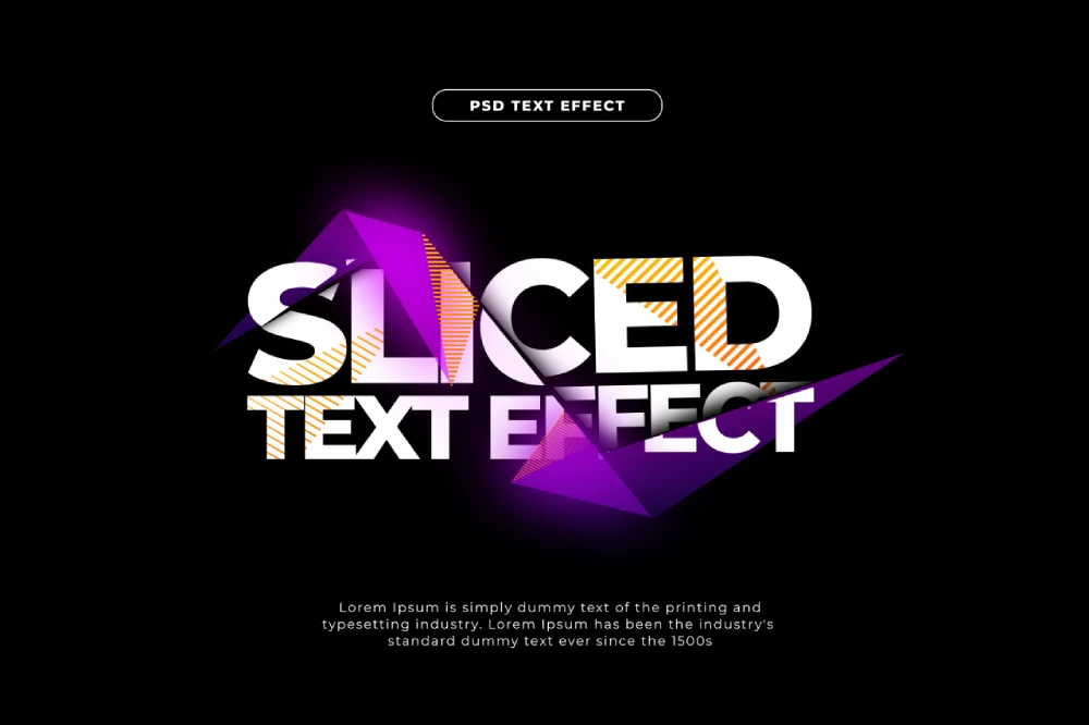 Sliced Text Effect
