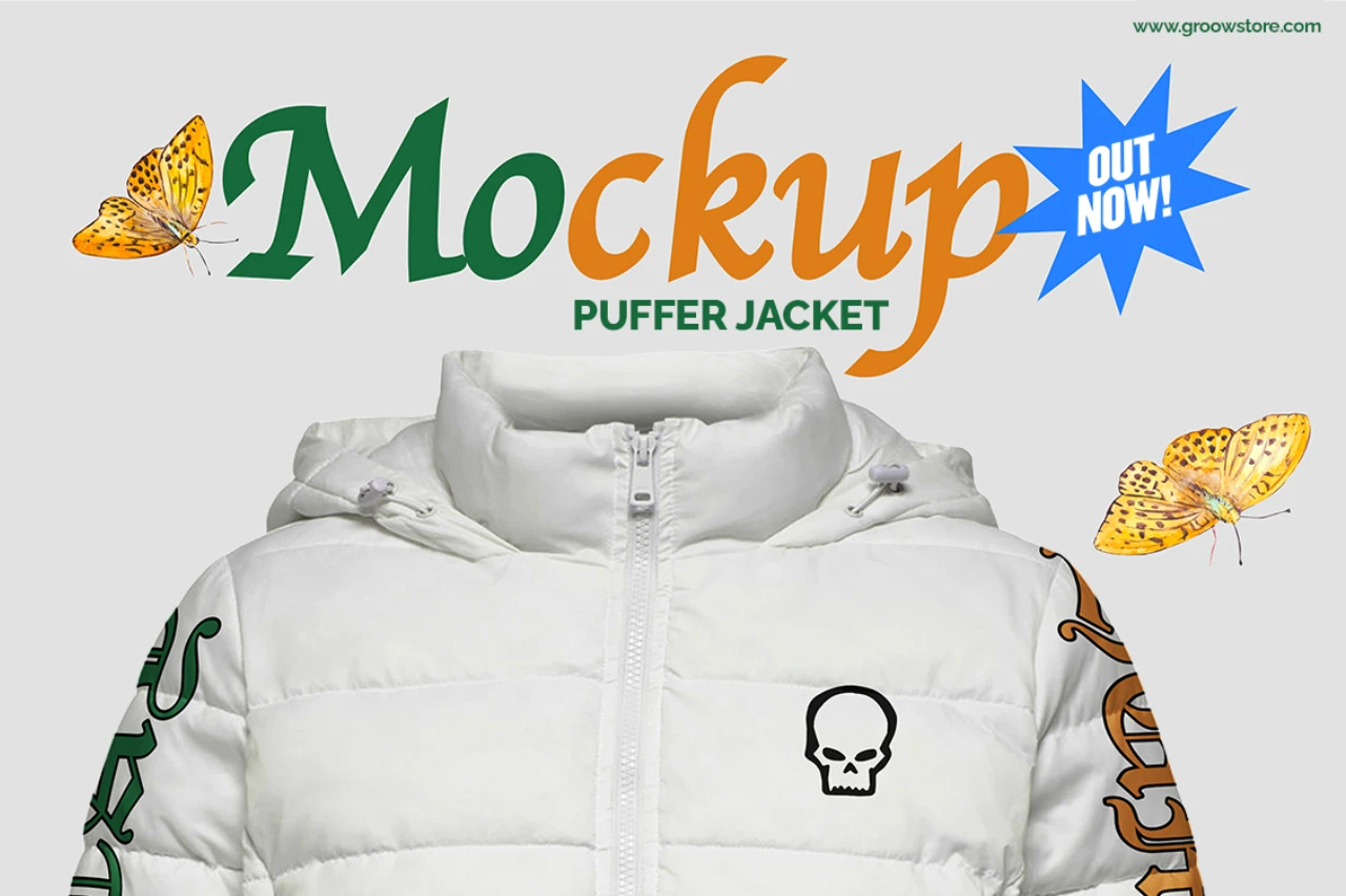 Puffer Jacket Mockup