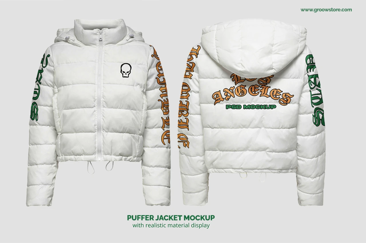 Puffer Jacket Mockup